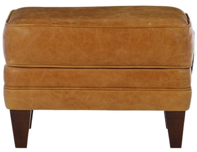 Bradington-Young Customizable Zion Leather Ottoman-1