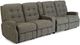 Flexsteel® Devon Gray Power Reclining Sectional-3