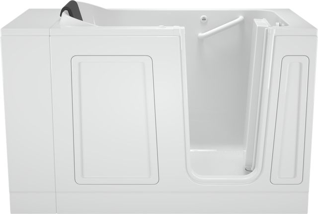 American Standard Luxury Series White Alcove Walk-In Air Bathtub-0