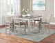 Steve Silver Co.® Abacus 5-Piece Smoky Alabaster/Smoky Honey Counter Dining Set-0