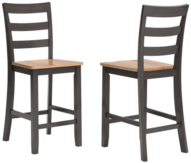Signature Design by Ashley® Gesthaven 5-Piece Brown/Natural Counter Table Set-3