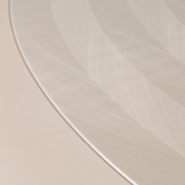 Michael Amini® Carmela Shimmer Ivory Round Dining Table-4