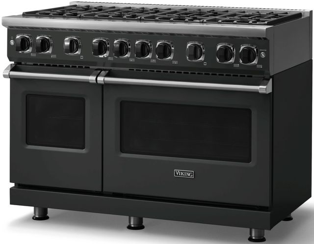 Viking® 7 Series 48'' Antique Bronze Pro Style Gas Range-3