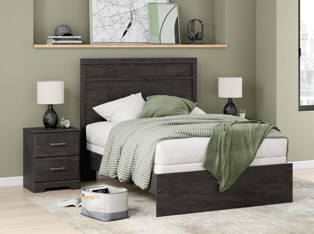 Signature Design by Ashley® Belachime Charcoal Full Panel Bed-4