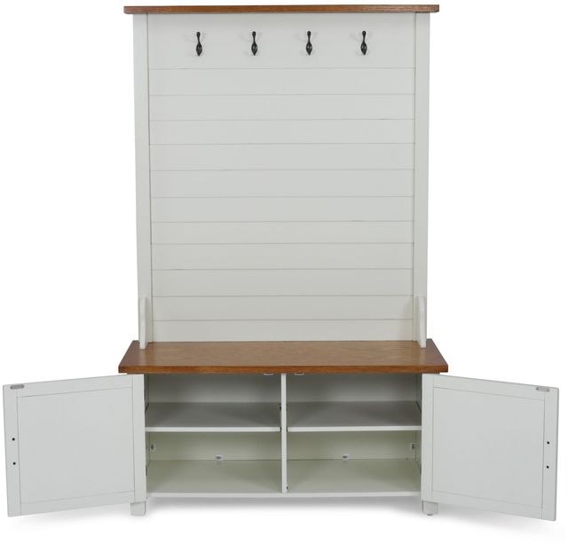 homestyles® Portsmouth Off-White Hall Tree-1