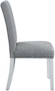ACME Furniture Lanton 2-Piece Antique White/Gray Side Chair Set-2