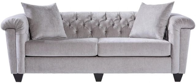 Hughes Furniture® 22900 Lush Silver Sofa-0