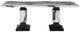Global Furniture USA D12DT White Dining Table with Black Base-1