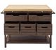 YHD Ethel Rustic Sandblast Kitchen Island-3
