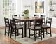Furniture of America® Valdor 2-Piece Gray Counter Chair Set-1