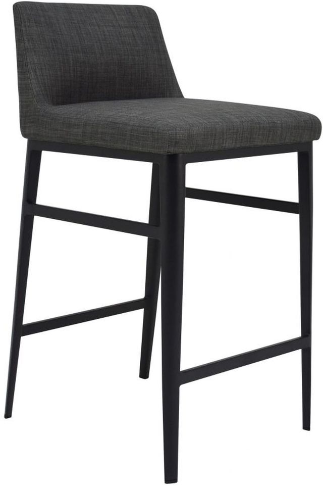 Moe's Home Collection Baron Charcoal Grey Counter Stool-0