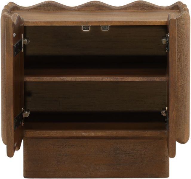 Dovetail Furniture Auberlin Brown Nightstand-2