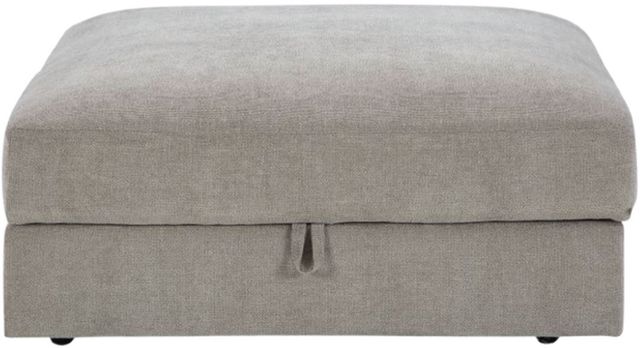 Benchcraft® Aslan Court Flax Ottoman with Storage-1