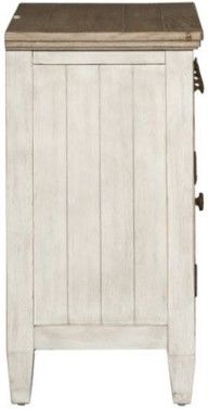 Liberty Furniture Heartland Antique White Bedside Chest-2