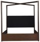 Signature Design by Ashley® Kendamor Dark Brown Queen Canopy Bed-3