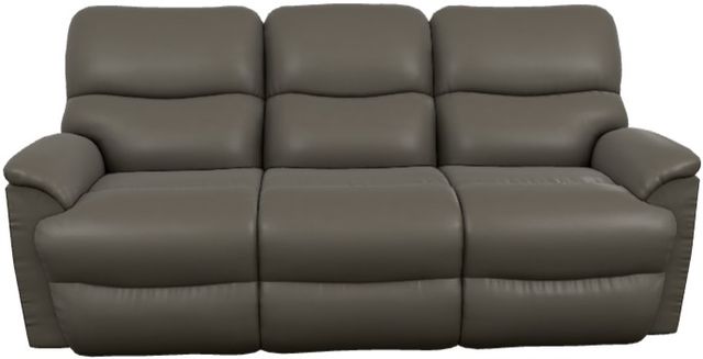 La-Z-Boy® Trouper Tar Power Reclining Sofa with Headrest and Lumbar-1