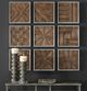 Uttermost® 9-Piece Bryndle Squares Wood Wall Decor Set-1
