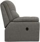 La-Z-Boy® Morrison Charcoal Manual Reclining Loveseat-2
