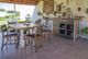 International Furniture Direct Antique Brown Counter Height Dining Table-3