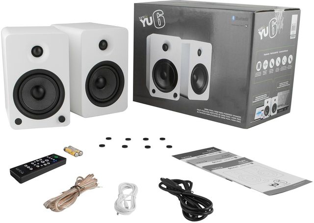 Kanto YU6 Matte White Powered Speakers (Pair)-4