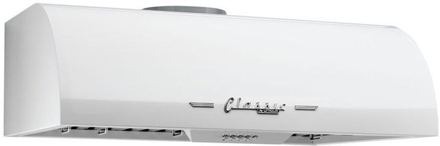 Unique® Appliances Classic Retro 30" Marshmallow White Under Cabinet Range Hood-1