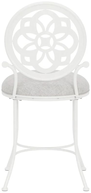 HH2 Home Marsala White Vanity Stool-4