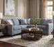 Smith Brothers 3000 2-Piece Mocha L-Shape Sectional with Pillows-0