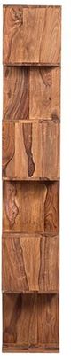 Porter International Designs Urban Natural 6-Shelves Bookcase-2