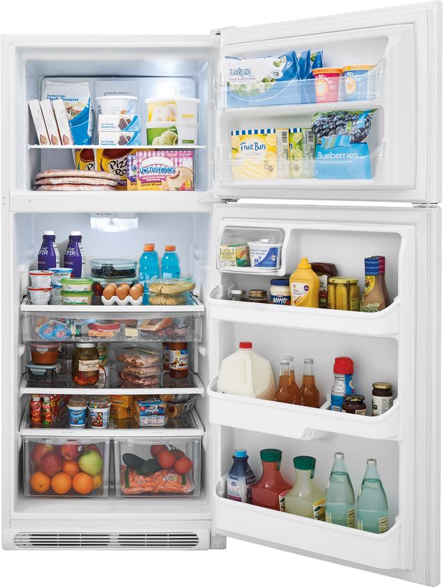 Frigidaire Gallery® 20.4 Cu. Ft. Top Freezer Refrigerator-Pearl White-1