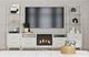 Elements International Westland 4-Piece Almond Entertainment Unit with 71" TV Console-1