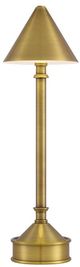 Currey & Company Traipse Brass Cordless Table Lamp-0