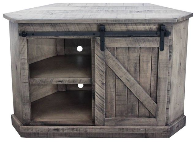 American Heartland Manufacturing Rustic Winsome Corner TV Stand-0