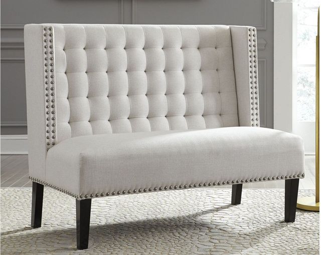 Signature Design By Ashley® Beauland Ivory Accent Bench-3