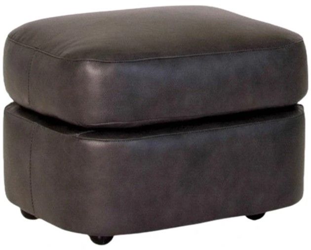 Smith Brothers Customizable 986 Leather Ottoman-0
