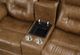 Furniture of America® Ezekius Brown Manual Reclining Loveseat-2