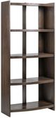 Classic Home Kyra Cocoa Brown Bookshelf-0