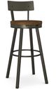 Amisco Customizable Lauren Swivel Spectator Stool-0