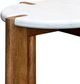 Harp & Finial® Noland Walnut/White End Table-1