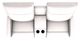 La-Z-Boy® Finley Oyster Manual Wall Reclining Loveseat with Console-4