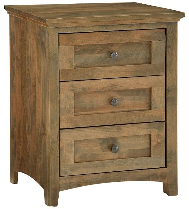 Archbold Furniture Customizable Emmerson 3-Drawer Wide Nightstand-0
