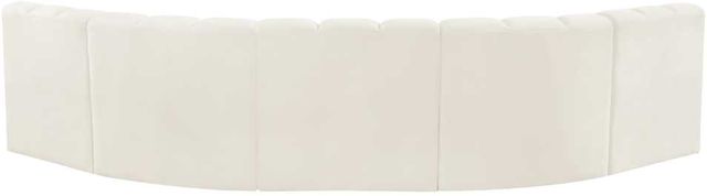 Meridian Furniture Arc 5-Piece Cream Sectional-3