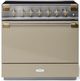 AGA™ Elise 36" Stainless Steel Pro Style Induction Range with Fawn Door-0