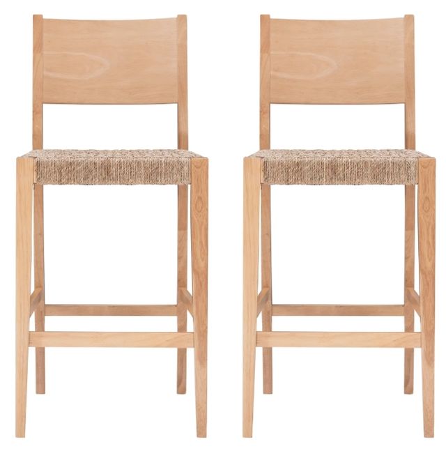 Powell® Cosgrove 2-Piece Natural Bar Stool Set-3