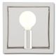 Currey & Company Quadrato Polished Nickel Wall Sconce-1