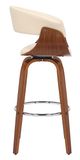 Armen Living Julyssa Brown 26" Swivel Counter Stool-2