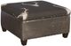 King Hickory Customizable Depot Leather and Fabric 30" Storage Ottoman-0