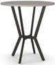 Amisco Customizable Norcross 42" Thermo Fused Laminate Round Bar Table-0