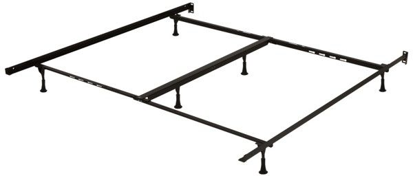 Beaudoin Black Traditional Full Bed Frame-0
