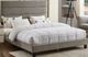 Titus Furniture Grey Queen Upholstered Panel Bed-0