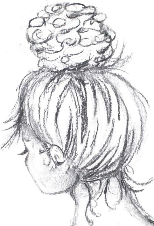 Classy Art Messy Bun I by Gina Ritter Wall Art-1